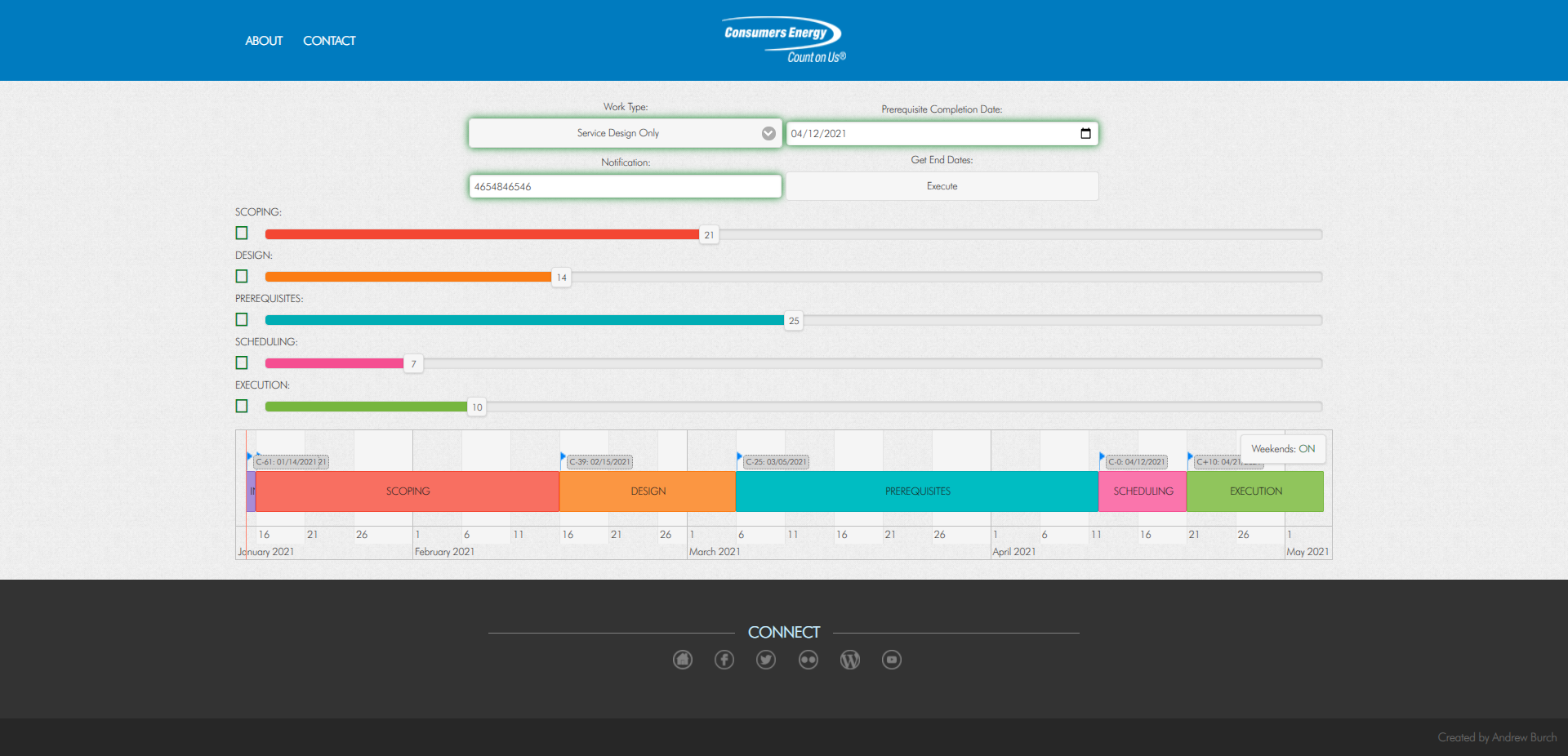 Internship_VBA_Macros_Customer_Project_Phase_Timeline_Interface