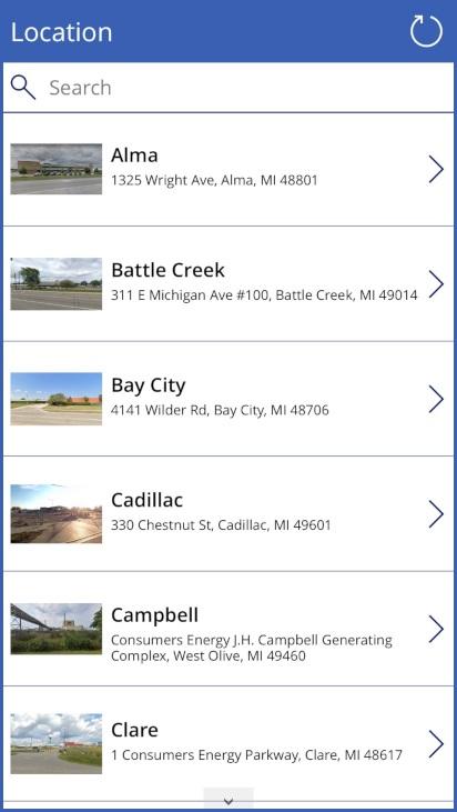 Room_Checklist_Mobile_Application_Location_Screen